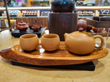 Load image into Gallery viewer, Premium Clay Teapot set with wooden tray